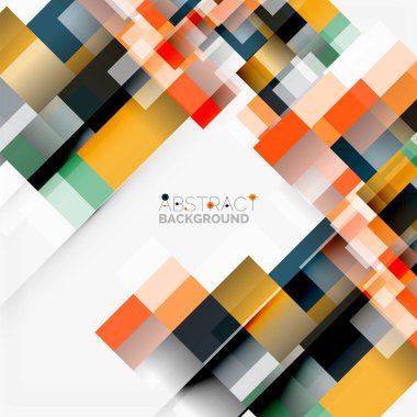 Soyut engeller şablon tasarım arka plan, beyaz, basit geometrik şekiller düz çizgiler ve dikdörtgenler