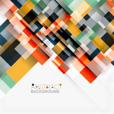 Soyut engeller şablon tasarım arka plan, beyaz, basit geometrik şekiller düz çizgiler ve dikdörtgenler