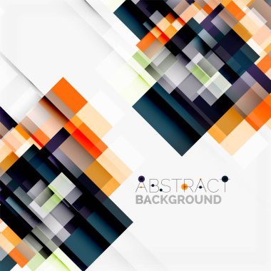 Soyut engeller şablon tasarım arka plan, beyaz, basit geometrik şekiller düz çizgiler ve dikdörtgenler