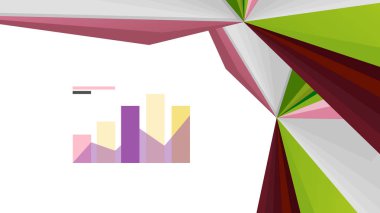 Modern üçgen sunu şablonu