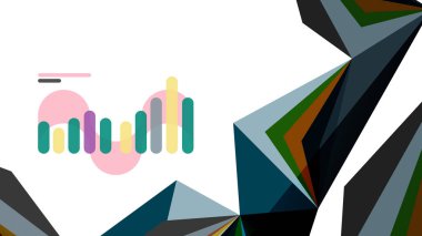 Modern üçgen sunu şablonu