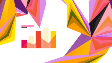 Modern üçgen sunu şablonu