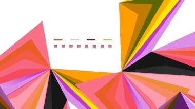 Modern üçgen sunu şablonu