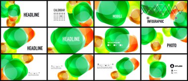 Modern geometrik sunum arka plan