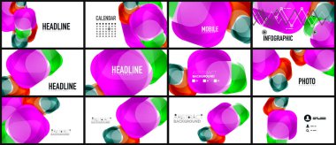 Modern geometrik sunum arka plan