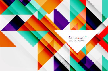 Üçgen desen tasarım arka plan