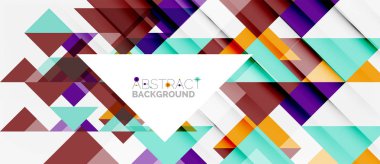 Üçgen desen tasarım arka plan