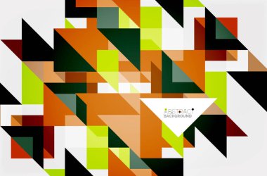 Üçgen desen tasarım arka plan