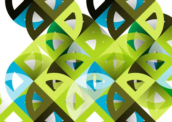 Kağıt daire kesim, mozaik mix geometrik desen tasarım