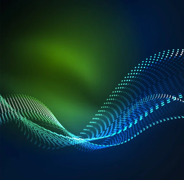 Vektör dalga parçacıklar arka plan