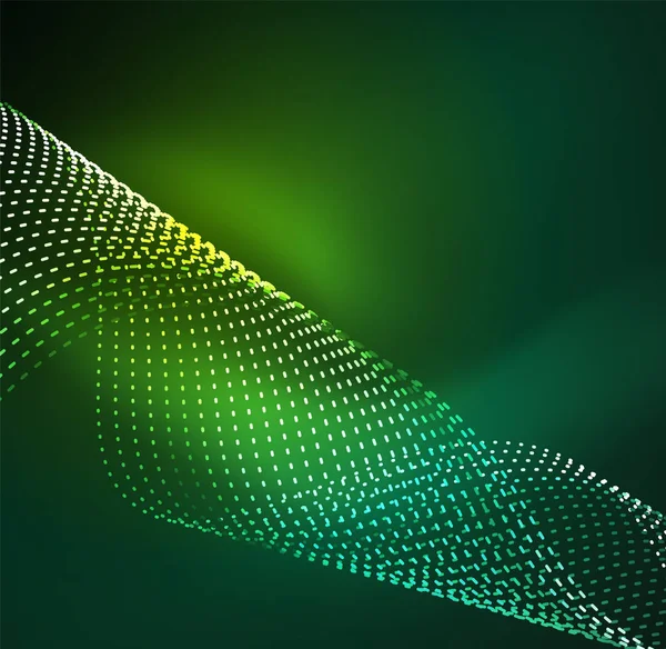 Vektör dalga parçacıklar arka plan