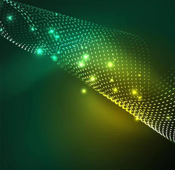 Vektör dalga parçacıklar arka plan