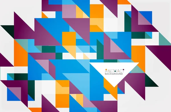 Triángulo patrón diseño fondo — Archivo Imágenes Vectoriales