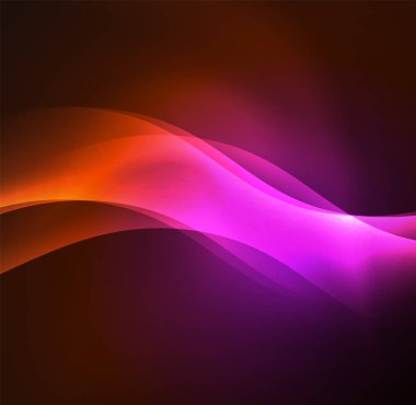 Neon ışıklı dalgalar