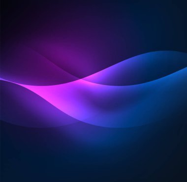 Neon ışıklı dalgalar