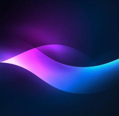 Neon ışıklı dalgalar