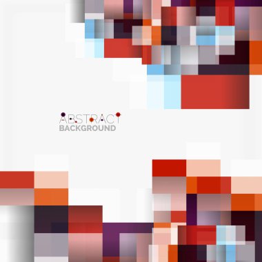 Soyut engeller şablon tasarım arka plan, beyaz, basit geometrik şekiller düz çizgiler ve dikdörtgenler