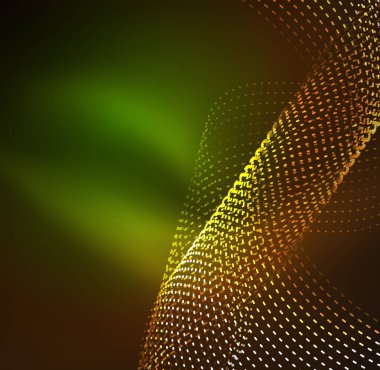 Vektör dalga parçacıklar arka plan