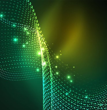 Vektör dalga parçacıklar arka plan