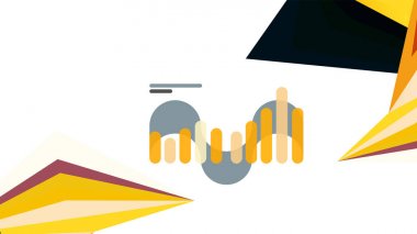 Modern üçgen sunu şablonu