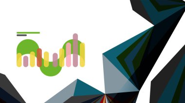 Modern üçgen sunu şablonu