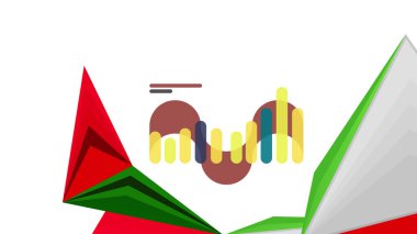 Modern üçgen sunu şablonu