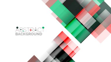 İş tanıtımı geometrik şablonu