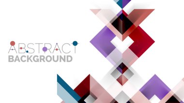 İş tanıtımı geometrik şablonu