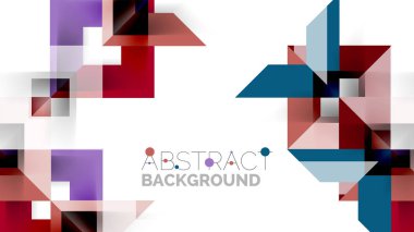 İş tanıtımı geometrik şablonu