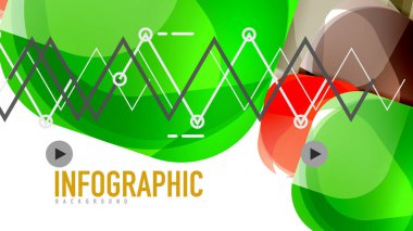 Modern geometrik sunum arka plan
