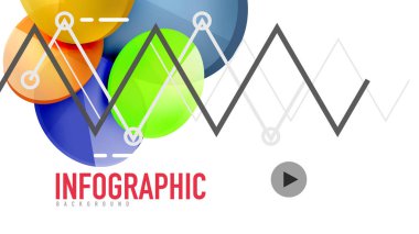 Modern geometrik sunum arka plan