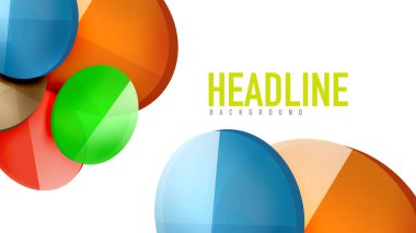 Modern geometrik sunum arka plan