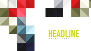 Modern geometrik sunum arka plan