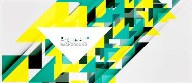 Üçgen desen tasarım arka plan