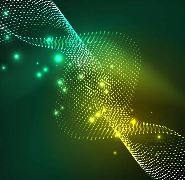 Vektör dalga parçacıklar arka plan