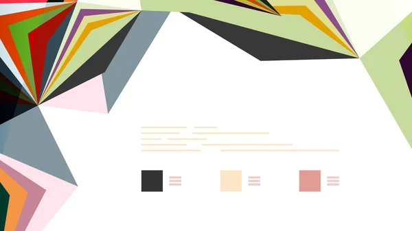 现代三角演示文稿模板 — 图库矢量图片