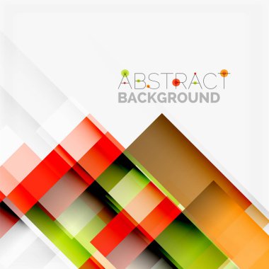 Soyut engeller şablon tasarım arka plan, beyaz, basit geometrik şekiller düz çizgiler ve dikdörtgenler