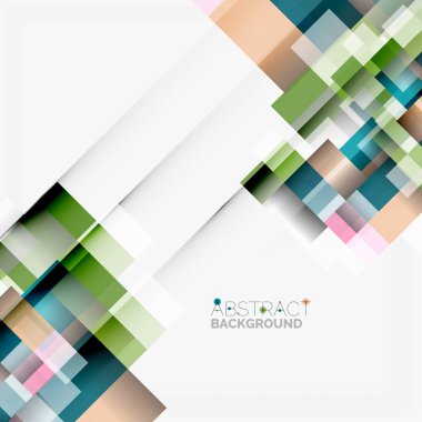 Soyut engeller şablon tasarım arka plan, beyaz, basit geometrik şekiller düz çizgiler ve dikdörtgenler