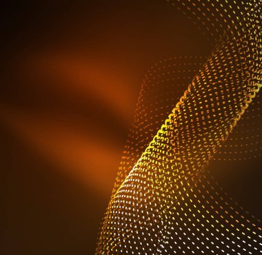 Vektör dalga parçacıklar arka plan