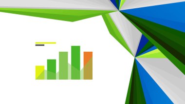 Modern üçgen sunu şablonu