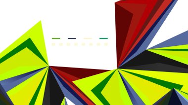 Modern üçgen sunu şablonu