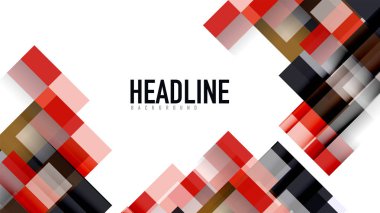 İş tanıtımı geometrik şablonu