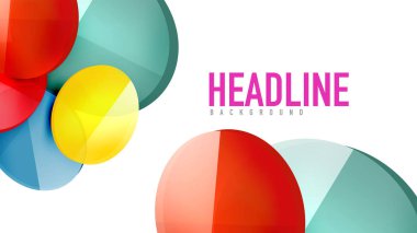 Modern geometrik sunum arka plan