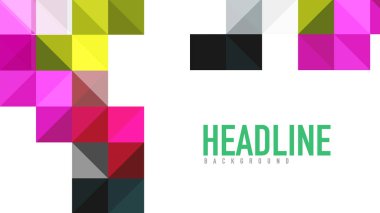 Modern geometrik sunum arka plan