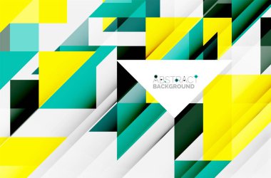 Üçgen desen tasarım arka plan