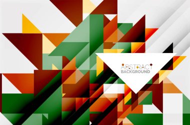 Üçgen desen tasarım arka plan