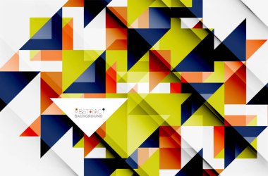 Üçgen desen tasarım arka plan