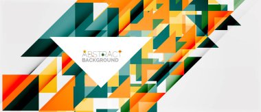 Üçgen desen tasarım arka plan