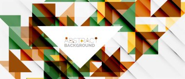 Üçgen desen tasarım arka plan