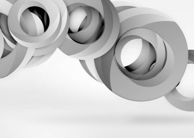 Modern 3d yüzük vektör arka plan